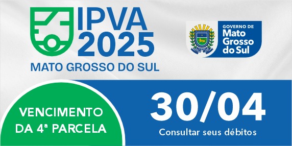 banner da campanha 4 parcelas de ipva
