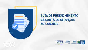 Imagem de capa do guia de preenchimento da carta de serviços ao usuário.