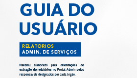 Imagem de capa do Guia do Usuário Relatórios Administrador de Serviços.