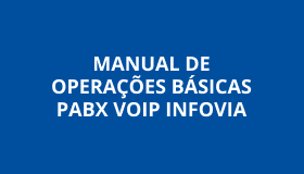 Capa Manual de Operações Básicas - PABX VOIP INFOVIA.